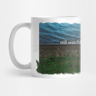 Overgrown beach of the lake - still searching Mug